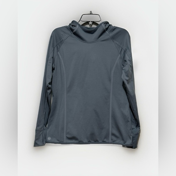 Athleta Tops - Athleta Hoodie Women’s Size L Pullover Fleece Lined Gray Athletic Running